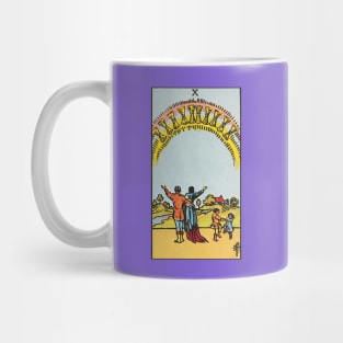 Ten of cups tarot card Mug